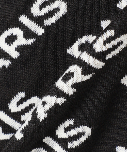 PARIS SAINT-GERMAIN(パリサンジェルマン)の「【Paris Saint-Germain】インターシャ PARIS 総柄 カーディガン(カーディガン/ボレロ・メンズ・ブラック/チャコールグレー・MEDIUM/LARGE)」の15枚目の写真