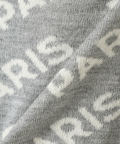 PARIS SAINT-GERMAIN(パリサンジェルマン)の「【Paris Saint-Germain】インターシャ PARIS 総柄 カーディガン(カーディガン/ボレロ・メンズ・ブラック/チャコールグレー・MEDIUM/LARGE)」の16枚目の写真