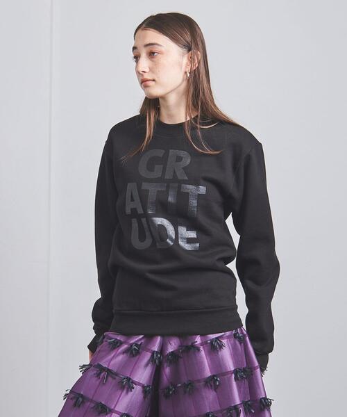 Upcycle（アップサイクル）の「【別注】＜Upcycle＞スウェットプルオーバー（スウェット・レディース・ブラック/イエロー/ナチュラル・XS）」の2枚目の写真