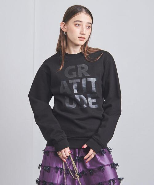 Upcycle（アップサイクル）の「【別注】＜Upcycle＞スウェットプルオーバー（スウェット・レディース・ブラック/イエロー/ナチュラル・XS）」の9枚目の写真