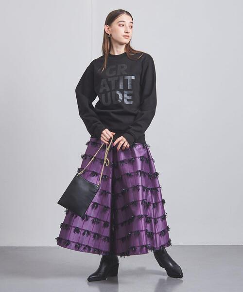 Upcycle（アップサイクル）の「【別注】＜Upcycle＞スウェットプルオーバー（スウェット・レディース・ブラック/イエロー/ナチュラル・XS）」の10枚目の写真