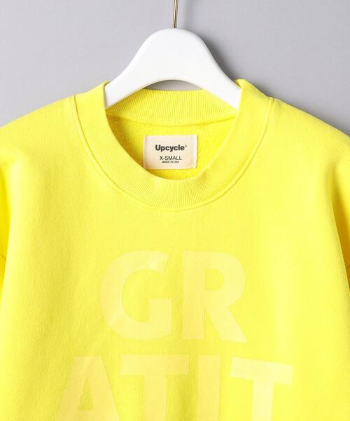 Upcycle（アップサイクル）の「【別注】＜Upcycle＞スウェットプルオーバー（スウェット・レディース・ブラック/イエロー/ナチュラル・XS）」の15枚目の写真