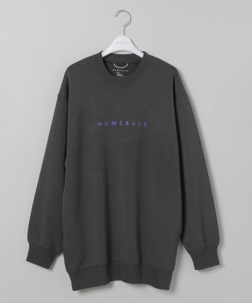 NUMERALS（ヌメラルズ）の「【WOMEN】[NUMERALS]ダンボールクルーネックスウェット（スウェット・レディース・ホワイト/イエロー/ライトベージュ/チャコール・60/75）」の2枚目の写真