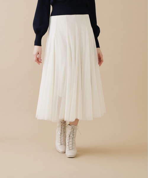 JILL by JILL STUART(ジルバイジルスチュアート)の「チュールボリュームスカート(スカート・レディース・パープル/ホワイト系その他/グレー系その他・FREE)」の9枚目の写真