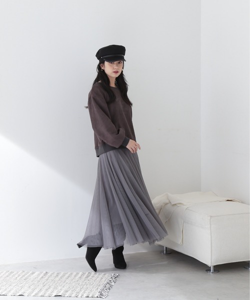 JILL by JILL STUART(ジルバイジルスチュアート)の「チュールボリュームスカート(スカート・レディース・パープル/ホワイト系その他/グレー系その他・FREE)」の12枚目の写真