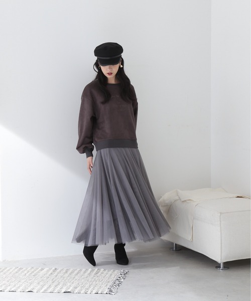 JILL by JILL STUART(ジルバイジルスチュアート)の「チュールボリュームスカート(スカート・レディース・パープル/ホワイト系その他/グレー系その他・FREE)」の13枚目の写真