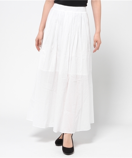 MOUSSY（マウジー）の「MAXI SK（スカート・レディース・カーキ系/ブラック/ホワイト・FREE）」の14枚目の写真