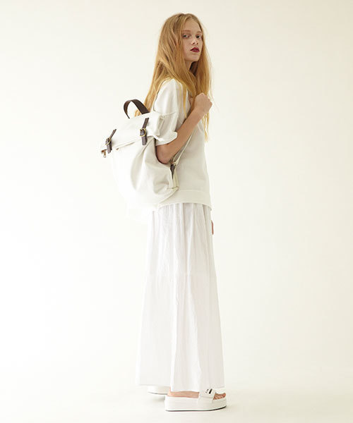 MOUSSY（マウジー）の「MAXI SK（スカート・レディース・カーキ系/ブラック/ホワイト・FREE）」の4枚目の写真