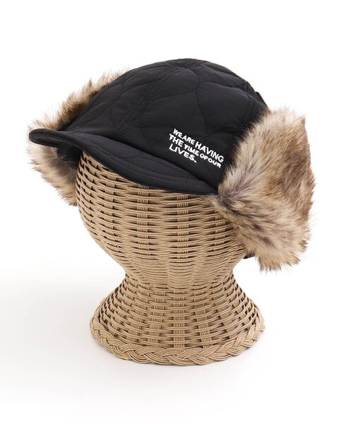 BREEZE（ブリーズ）の「キルトフライトキャップ（キャップ・キッズ・ブラック/オレンジ/キャメル・58/50/54）」の16枚目の写真