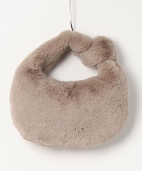 PICCIN(ピッチン)の「ノットモチーフワンハンドルファーバッグ(ハンドバッグ・レディース・ブラウン/グレー・FREE)」の18枚目の写真