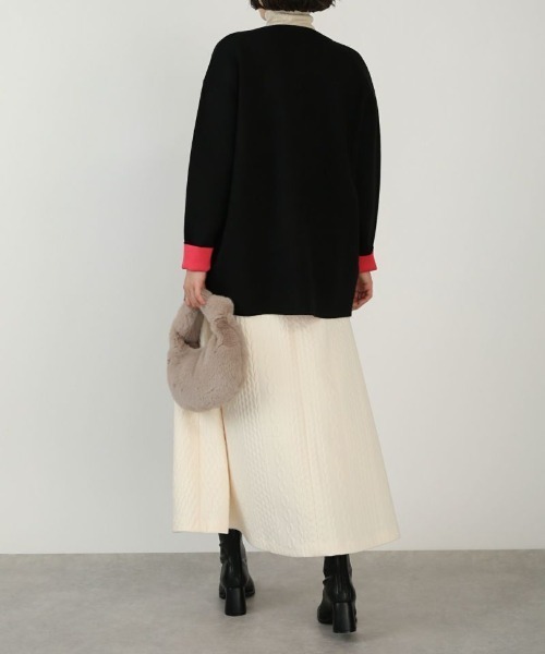 PICCIN(ピッチン)の「ノットモチーフワンハンドルファーバッグ(ハンドバッグ・レディース・ブラウン/グレー・FREE)」の10枚目の写真