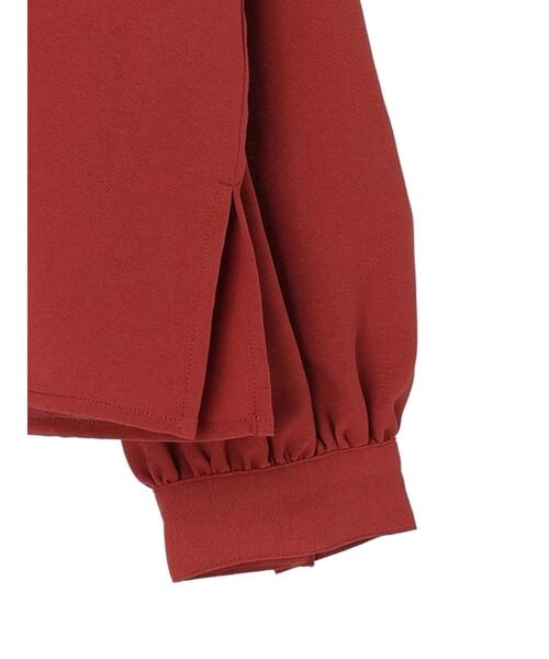 ELENCARE DUE(エレンカーレデュエ)の「・ELENCARE DUE ピンタックハイネックブラウス(シャツ/ブラウス・レディース・ブラック/オフホワイト/レッド・FREE)」の16枚目の写真