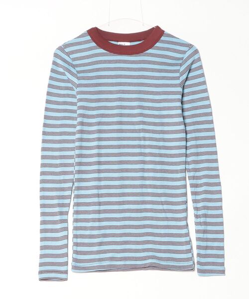 MILLER（ミラー）の「miller/ミラー Prib LS Tee ロンT（Tシャツ/カットソー・レディース・オレンジ/グリーン/ネイビー/ブラウン/ホワイト系2/その他18/チャコールグレー/ブラック/ピンク/アイボリー/ブルー系その他3/ブラック系その他/ピンク系その他4/ライム/その他13/グレー系その他6・F）」の15枚目の写真