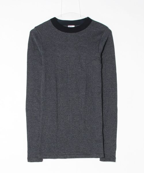 MILLER（ミラー）の「miller/ミラー Prib LS Tee ロンT（Tシャツ/カットソー・レディース・オレンジ/グリーン/ネイビー/ブラウン/ホワイト系2/その他18/チャコールグレー/ブラック/ピンク/アイボリー/ブルー系その他3/ブラック系その他/ピンク系その他4/ライム/その他13/グレー系その他6・F）」の6枚目の写真