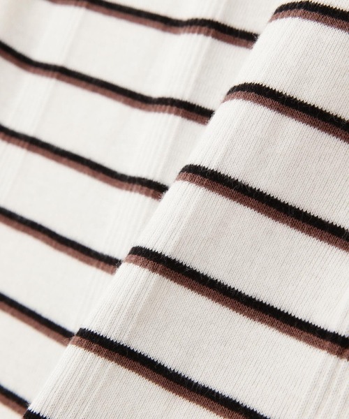 MILLER（ミラー）の「miller/ミラー Prib LS Tee ロンT（Tシャツ/カットソー・レディース・オレンジ/グリーン/ネイビー/ブラウン/ホワイト系2/その他18/チャコールグレー/ブラック/ピンク/アイボリー/ブルー系その他3/ブラック系その他/ピンク系その他4/ライム/その他13/グレー系その他6・F）」の21枚目の写真