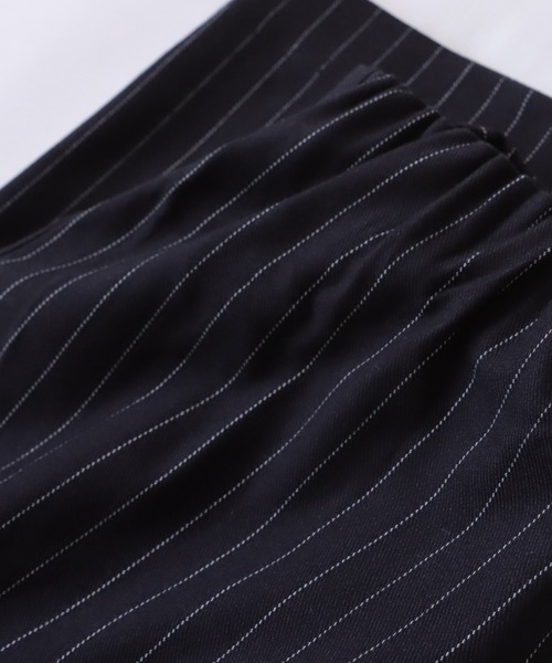 antiqua（アンティカ）の「ストライプ柄サルエルパンツ（その他パンツ・レディース・ブラック・FREE）」の19枚目の写真