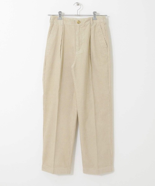 URBAN RESEARCH DOORS(アーバンリサーチドアーズ)の「太畝コーデュロイタックパンツ(その他パンツ・メンズ・ダークブラウン/ネイビー/オリーブ/ライトベージュ・MEDIUM/LARGE)」の3枚目の写真