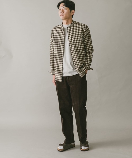 URBAN RESEARCH DOORS(アーバンリサーチドアーズ)の「太畝コーデュロイタックパンツ(その他パンツ・メンズ・ダークブラウン/ネイビー/オリーブ/ライトベージュ・MEDIUM/LARGE)」の11枚目の写真