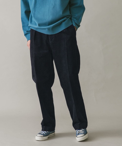 URBAN RESEARCH DOORS(アーバンリサーチドアーズ)の「太畝コーデュロイタックパンツ(その他パンツ・メンズ・ダークブラウン/ネイビー/オリーブ/ライトベージュ・MEDIUM/LARGE)」の9枚目の写真