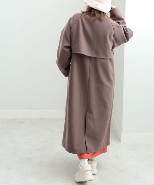 GeeRA(ジーラ)の「ヨークデザインステンカラーコート(ステンカラーコート・レディース・ブルー/ブラック/モカ・MEDIUM/LARGE)」の21枚目の写真