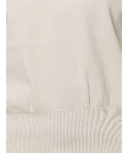 LAGUNAMOON（ラグナムーン）の「ボトルネックボリュームスリーブニットプルオーバー（ニット/セーター・レディース・ダークグリーン/アイボリー・FREE）」の15枚目の写真