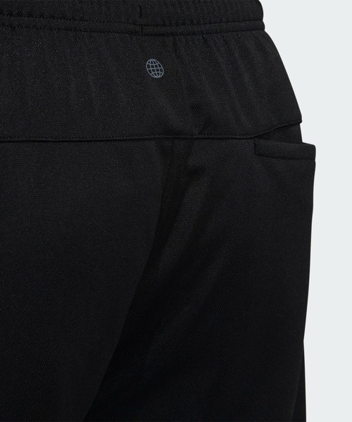 adidas 黒 ストライプ ワイドパンツ adidas（アディダス）の「スリーストライプス ワイドレッグ