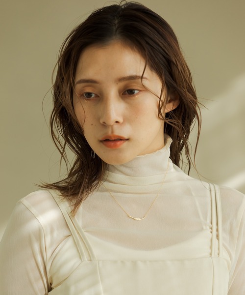 VATSURICA（バツリカ）の「〈VATSURICA〉silver 925 / 金属アレルギー対応 / ニュアンス ダブルライン ネックレス（ネックレス・レディース・シルバー/ゴールド・FREE）」の7枚目の写真