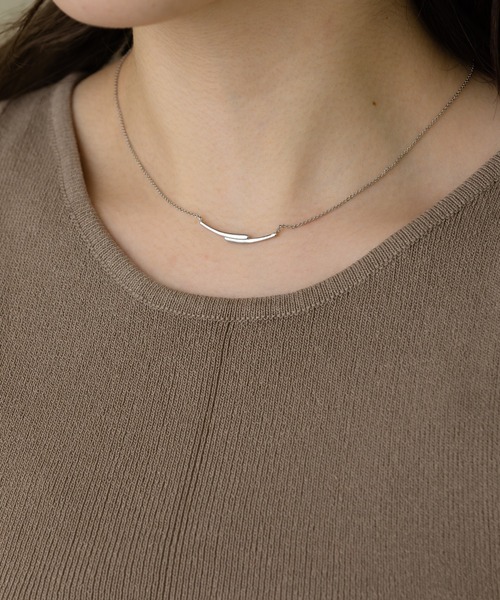 VATSURICA（バツリカ）の「〈VATSURICA〉silver 925 / 金属アレルギー対応 / ニュアンス ダブルライン ネックレス（ネックレス・レディース・シルバー/ゴールド・FREE）」の11枚目の写真