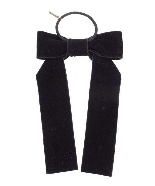 EMODA（エモダ）の「ポイントベロアタイ（ヘアゴム・レディース・ベージュ/ブラック・FREE）」の8枚目の写真