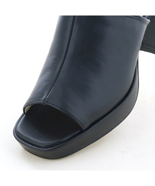 byあしながおじさん（バイアシナガオジサン）の「厚底サンダル　8980701（サンダル・レディース・ブラック/ベージュ/アイボリー/ラベンダー・22.5cm/23.5cm/24.5cm/23.0cm/24.0cm）」の18枚目の写真