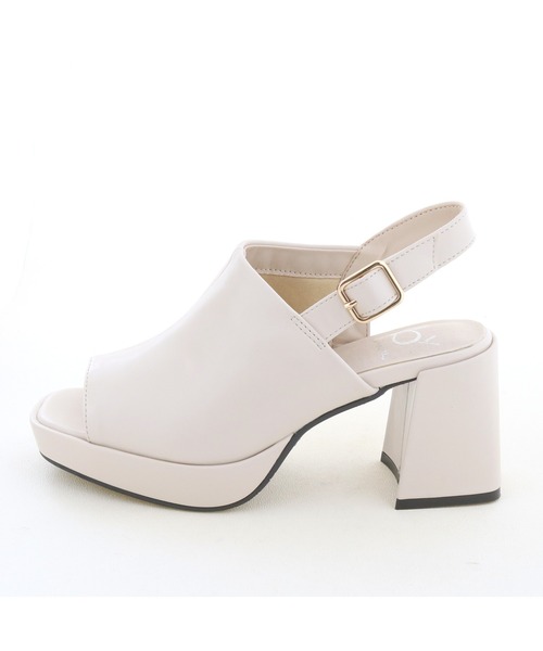 byあしながおじさん（バイアシナガオジサン）の「厚底サンダル　8980701（サンダル・レディース・ブラック/ベージュ/アイボリー/ラベンダー・22.5cm/23.5cm/24.5cm/23.0cm/24.0cm）」の12枚目の写真