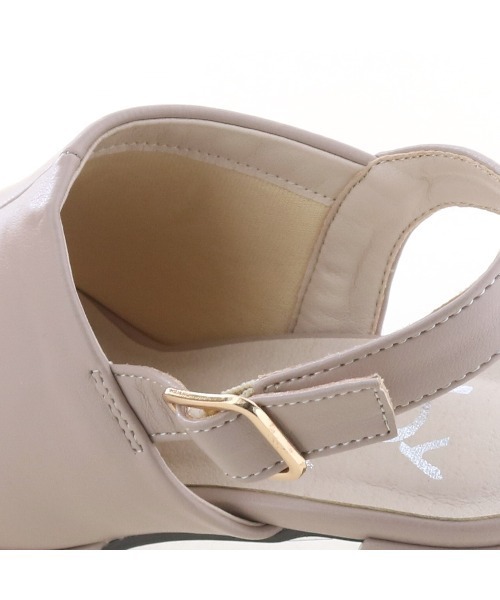 byあしながおじさん（バイアシナガオジサン）の「厚底サンダル　8980701（サンダル・レディース・ブラック/ベージュ/アイボリー/ラベンダー・22.5cm/23.5cm/24.5cm/23.0cm/24.0cm）」の21枚目の写真