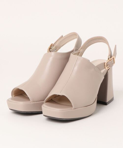 byあしながおじさん（バイアシナガオジサン）の「厚底サンダル　8980701（サンダル・レディース・ブラック/ベージュ/アイボリー/ラベンダー・22.5cm/23.5cm/24.5cm/23.0cm/24.0cm）」の19枚目の写真