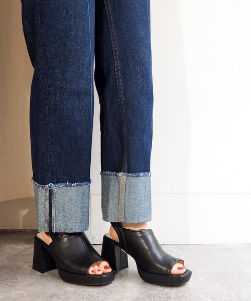 byあしながおじさん（バイアシナガオジサン）の「厚底サンダル　8980701（サンダル・レディース・ブラック/ベージュ/アイボリー/ラベンダー・22.5cm/23.5cm/24.5cm/23.0cm/24.0cm）」の15枚目の写真