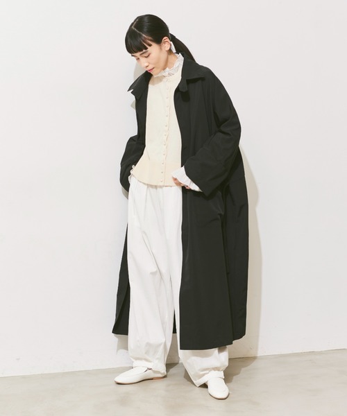 Libra Cue(リブラ キュー)の「パールボタンカーディガン(カーディガン/ボレロ・レディース・グレー/ブラック/アイボリー・FREE)」の18枚目の写真