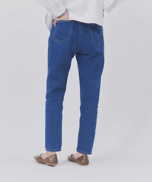 BACK NUMBER(バックナンバー)の「【BACK NUMBER】スリムテーパード(デニムパンツ・レディース・ライトインディゴブルー/ダークインディゴブルー/ホワイト・S/M/L)」の20枚目の写真