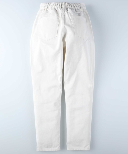 BACK NUMBER(バックナンバー)の「【BACK NUMBER】スリムテーパード(デニムパンツ・レディース・ライトインディゴブルー/ダークインディゴブルー/ホワイト・S/M/L)」の14枚目の写真