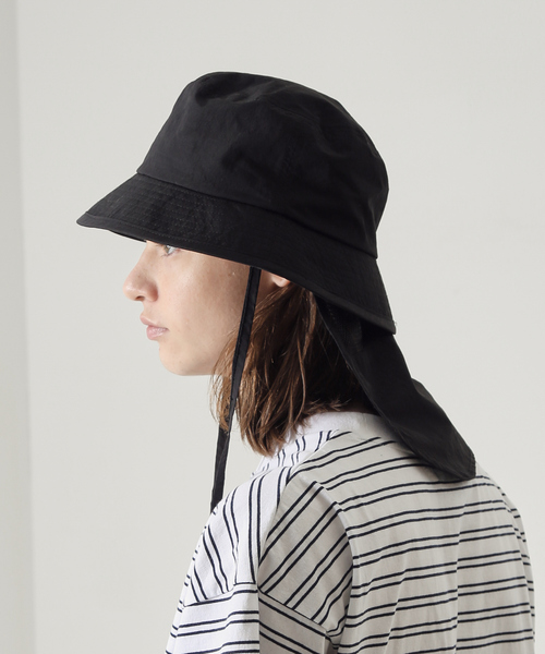 ABAHOUSE（アバハウス）の「【RUBEN/ルーベン】SUN SHADE BUCKET HAT / サンシェード　バケットハット（ハット・メンズ・ブラック/ベージュ/カーキ/グレー・フリー）」の8枚目の写真