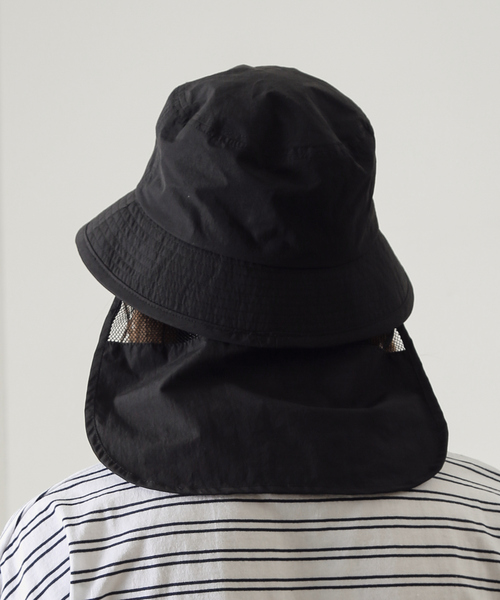 ABAHOUSE（アバハウス）の「【RUBEN/ルーベン】SUN SHADE BUCKET HAT / サンシェード　バケットハット（ハット・メンズ・ブラック/ベージュ/カーキ/グレー・フリー）」の9枚目の写真