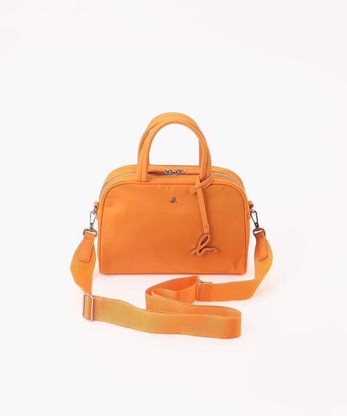 【美品】agnes b. UAS08-01 2wayボストンバッグ　ベージュ agnes b.（アニエスベー）の「2wayボストンバッグ (UAS08－01