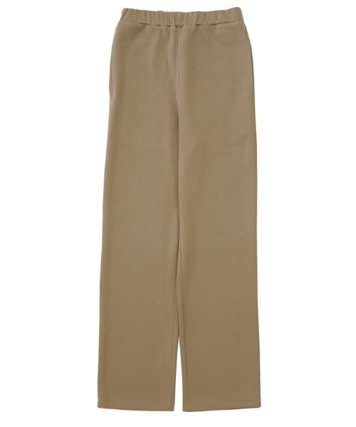 select MOCA by son(セレクトモカバイソン)の「リブストレートリラックスパンツ(その他パンツ・レディース・グレイッシュベージュ/ブラック/オリーブ/アイボリー・FREE)」の22枚目の写真