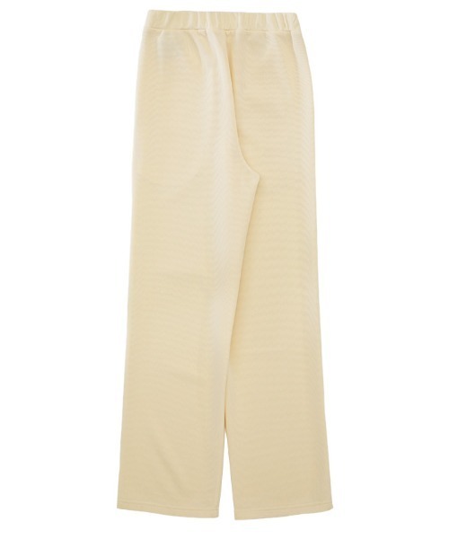 select MOCA by son(セレクトモカバイソン)の「リブストレートリラックスパンツ(その他パンツ・レディース・グレイッシュベージュ/ブラック/オリーブ/アイボリー・FREE)」の15枚目の写真