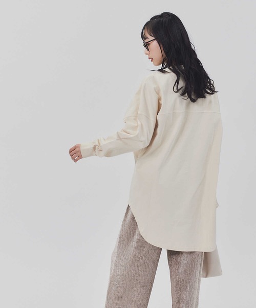 BACK NUMBER（バックナンバー）の「【BACK NUMBER】フットボールチュニック（チュニック・レディース・ピンク/キナリ/ブラック・M/L）」の6枚目の写真