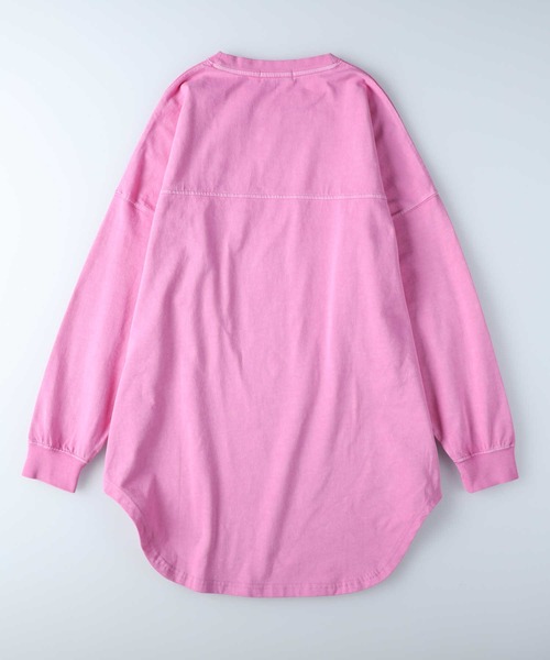 BACK NUMBER（バックナンバー）の「【BACK NUMBER】フットボールチュニック（チュニック・レディース・ピンク/キナリ/ブラック・M/L）」の22枚目の写真