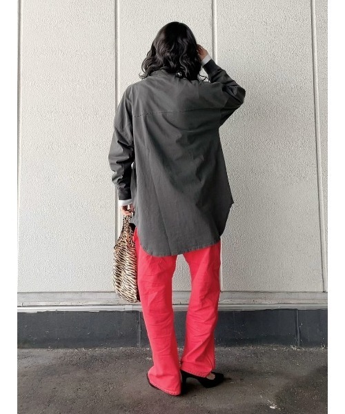 BACK NUMBER（バックナンバー）の「【BACK NUMBER】フットボールチュニック（チュニック・レディース・ピンク/キナリ/ブラック・M/L）」の16枚目の写真