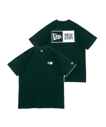 NEW ERA/ニューエラ バックプリントTシャツ スクエアロゴ/ブランドロゴ クルーネックTシャツ/コットンT ワンポイント 13516803/13516804/13516805/13516806