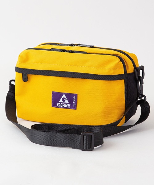 GERRY(ジェリー)の「【GERRY/ジェリー】REPREVE 撥水加工 マルチショルダーバッグ ワンポイントブランドロゴ(ショルダーバッグ・メンズ・チャコールグレー/ブラウン/グリーン/ベージュ/イエロー/ブラック/ライトグリーン・FREE)」の7枚目の写真