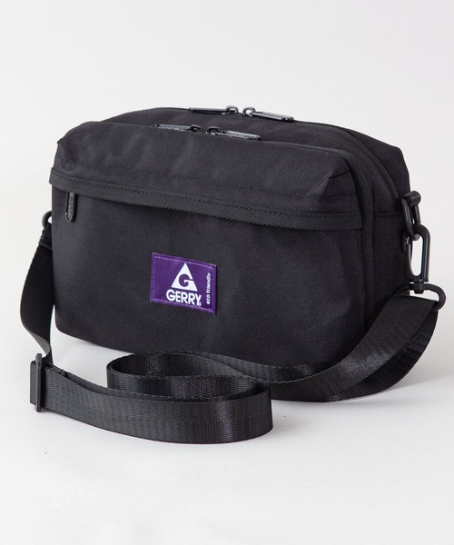GERRY(ジェリー)の「【GERRY/ジェリー】REPREVE 撥水加工 マルチショルダーバッグ ワンポイントブランドロゴ(ショルダーバッグ・メンズ・チャコールグレー/ブラウン/グリーン/ベージュ/イエロー/ブラック/ライトグリーン・FREE)」の2枚目の写真