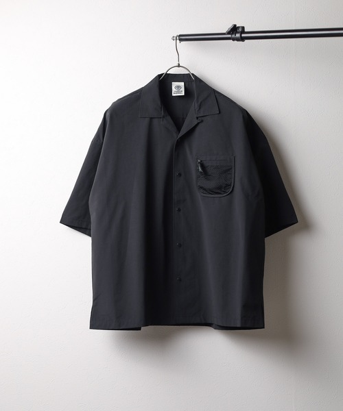 FRANKLIN & MARSHALL(フランクリンマーシャル)の「★FRANKLIN & MARSHALL★OPEN SHIRT(シャツ/ブラウス・レディース・カーキ/ブラック・MEDIUM/LARGE/X-LARGE)」の1枚目の写真