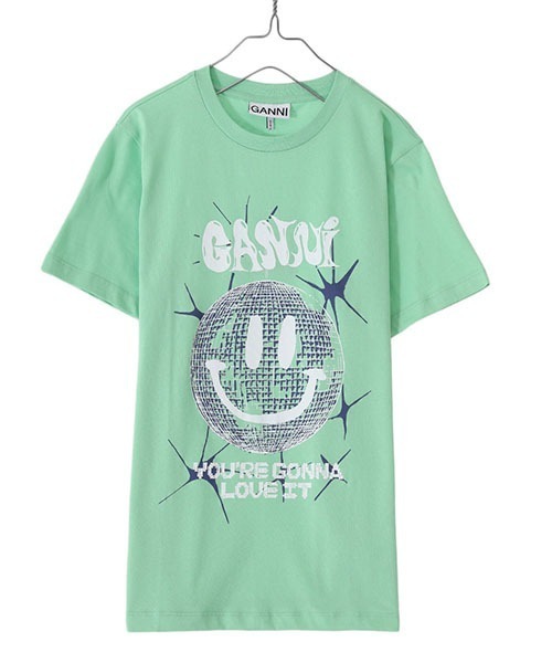 GANNI 売れ筋商品|||ガニー Tシャツ トップス レディース Tops Azure GANNI ガニー Tシャツ トップス レディース Tops Azure（GANNI